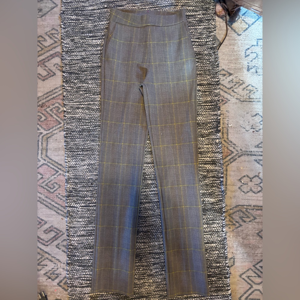 Chiara Boni Gray Plaid Pant